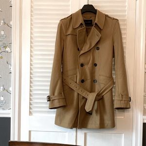 Banana Republic Tan Wool Car Coat
